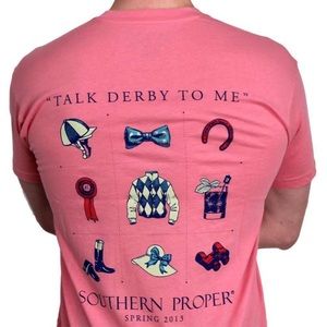 SOUTHERN PROPER “TALK DERBY TO ME” T-SHIRT